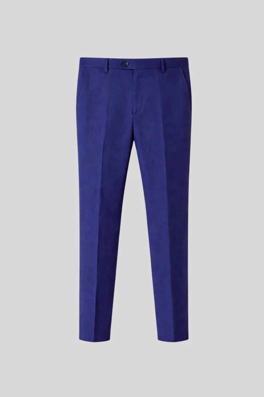Men's mixed fabric navy vittorio set - miniatura 8