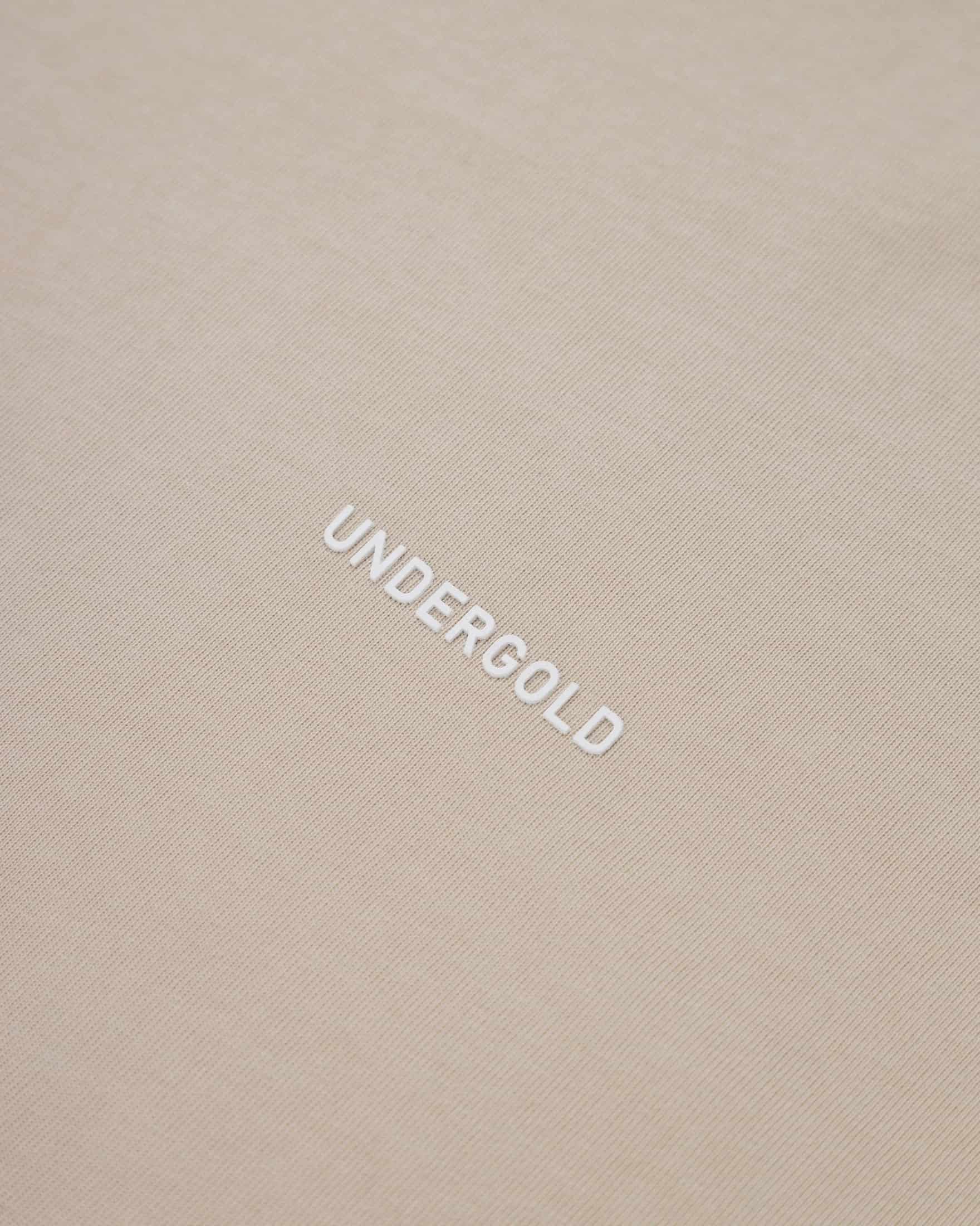 Basics Tiny Logo Regular Fit T-shirt Cream - miniatura 4
