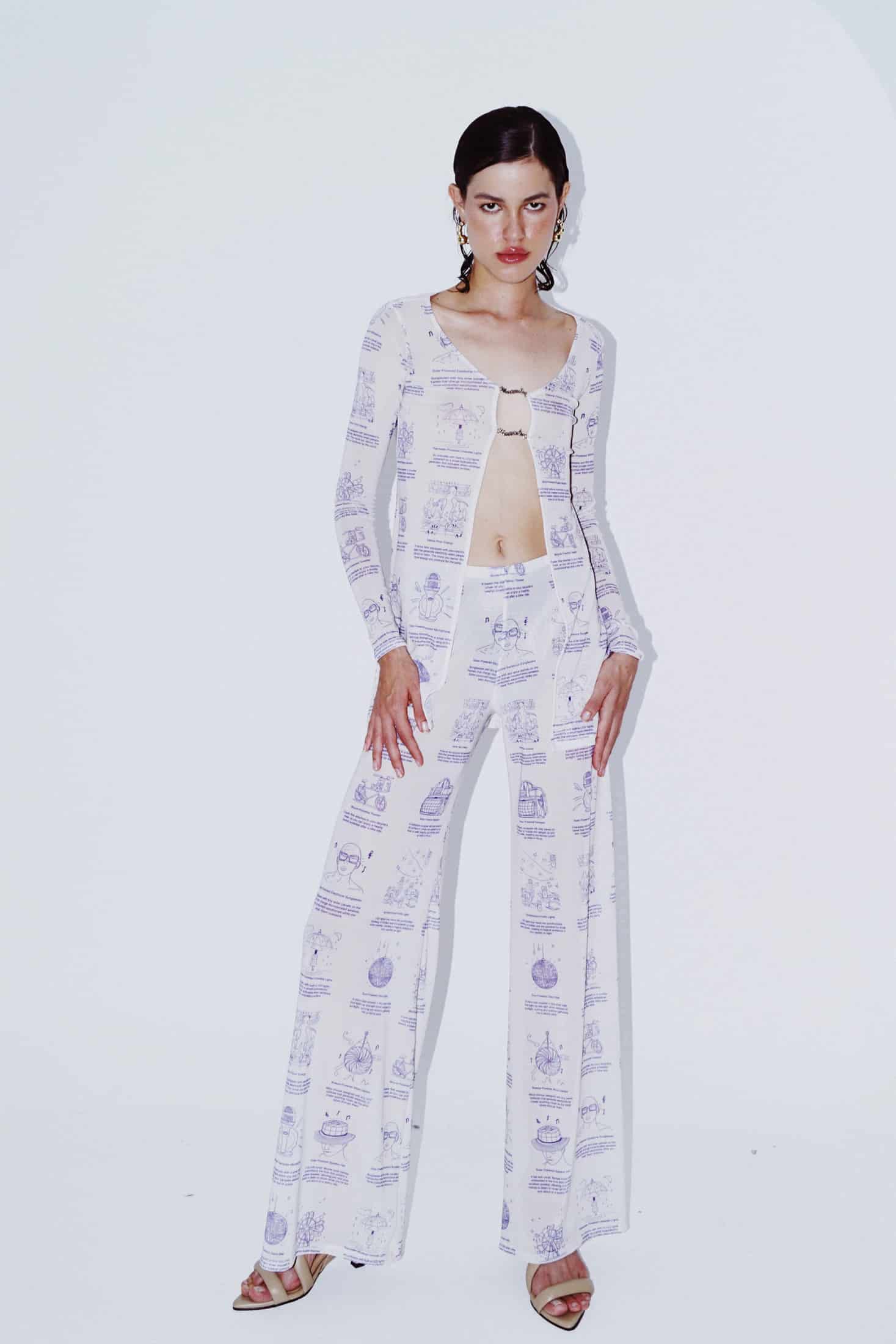 'Patents' Mesh Pants - miniatura 6