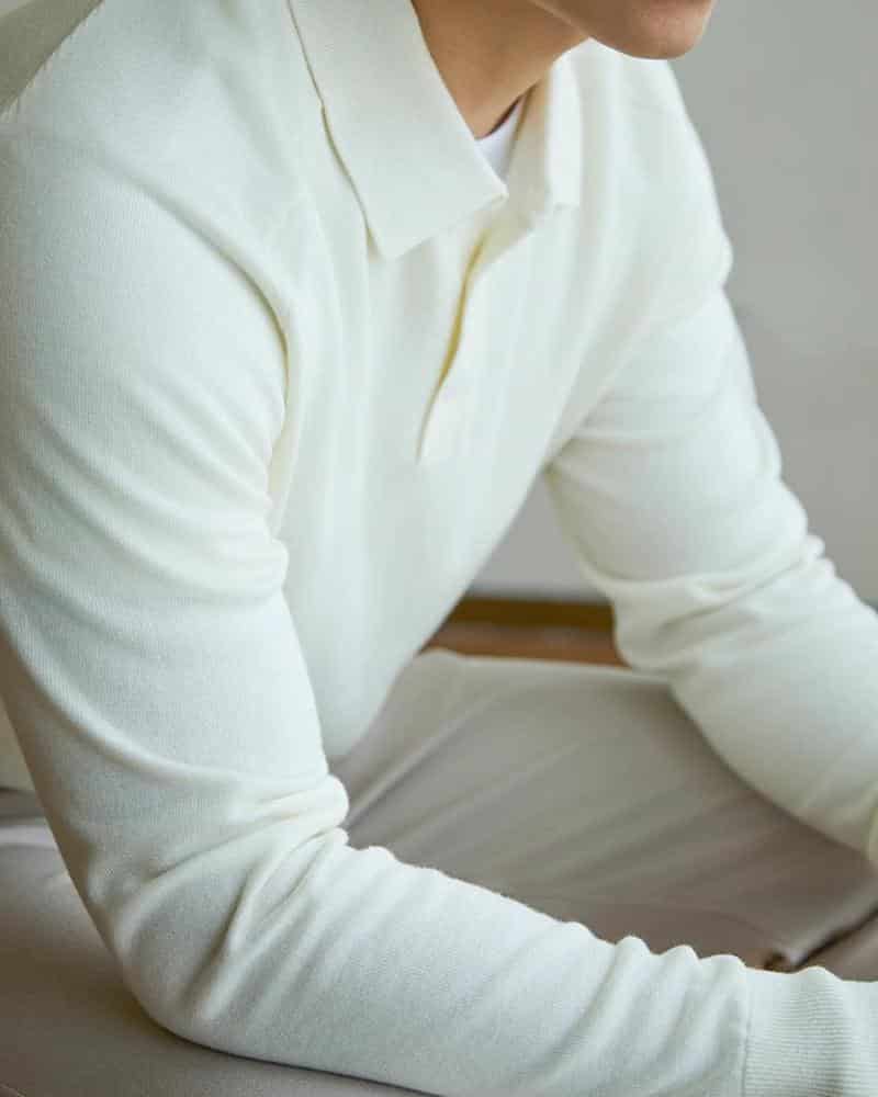 100% Premium Wool Polo - miniatura 1