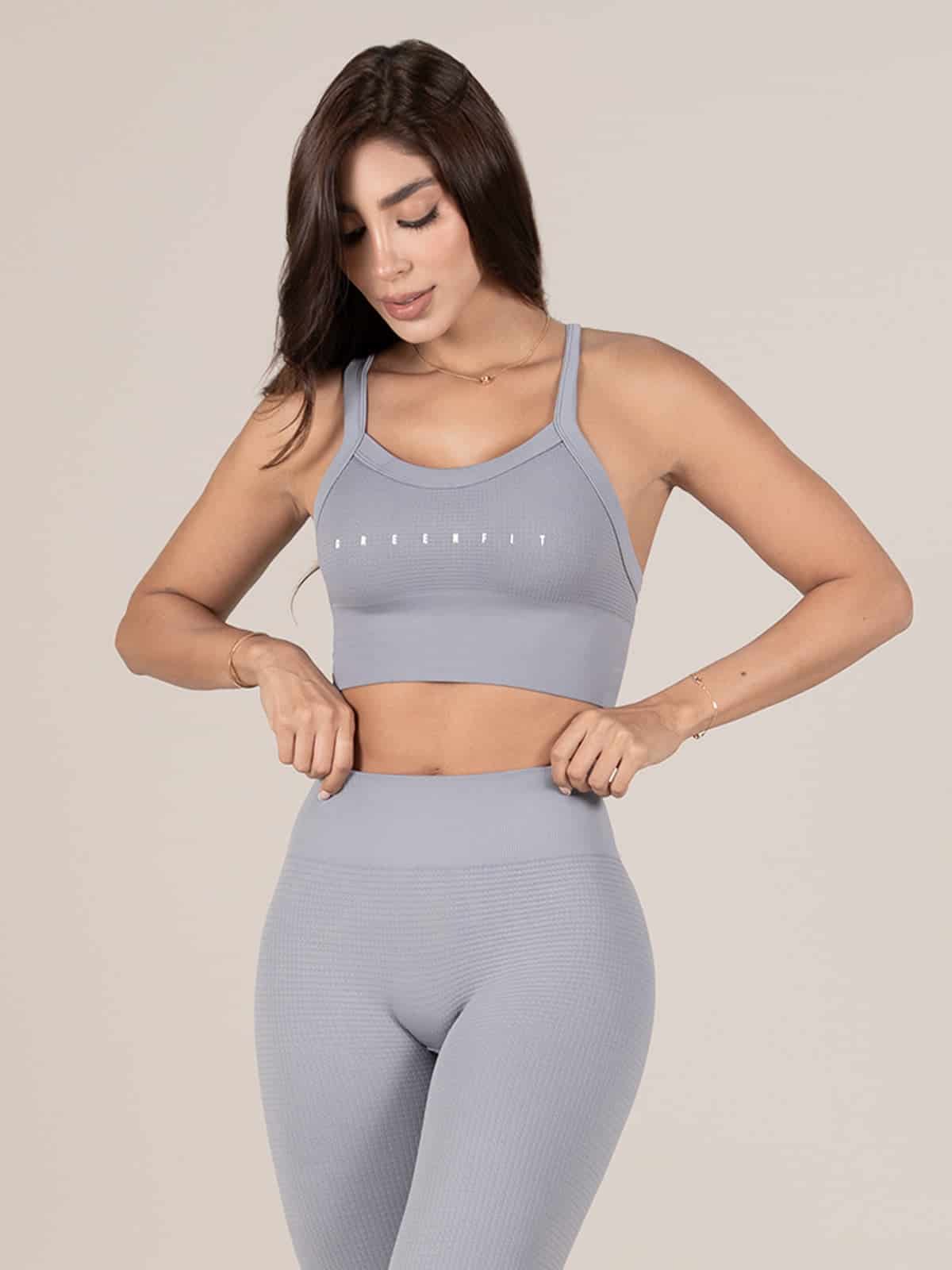 City Leggins Set Seamless Gris - miniatura 4