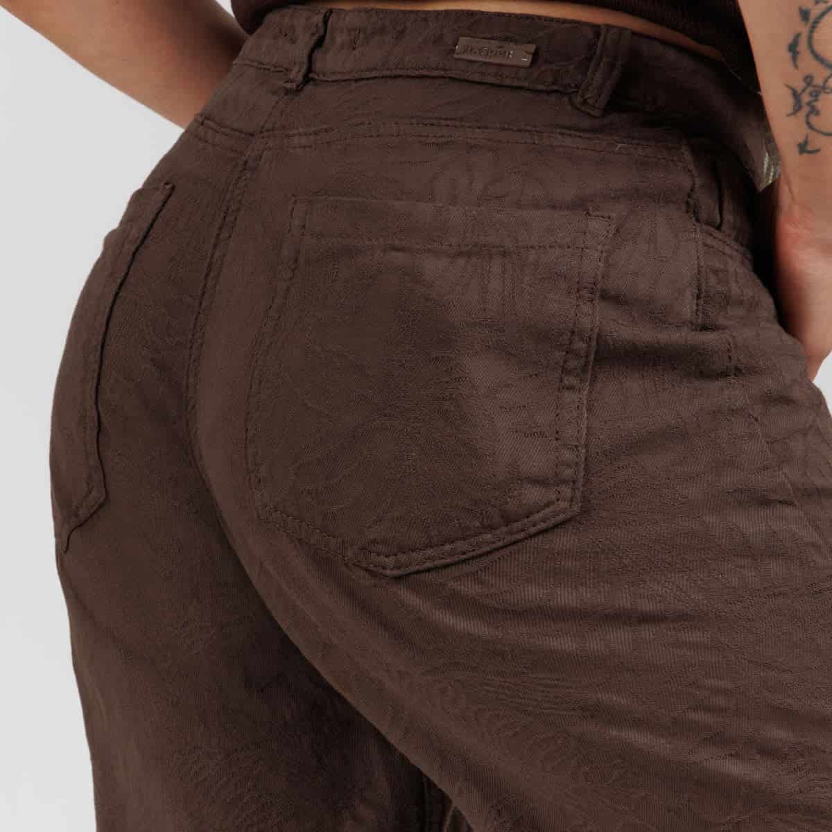 Jean Wide Leg Cafe Ax-3103 Rigido - miniatura 6