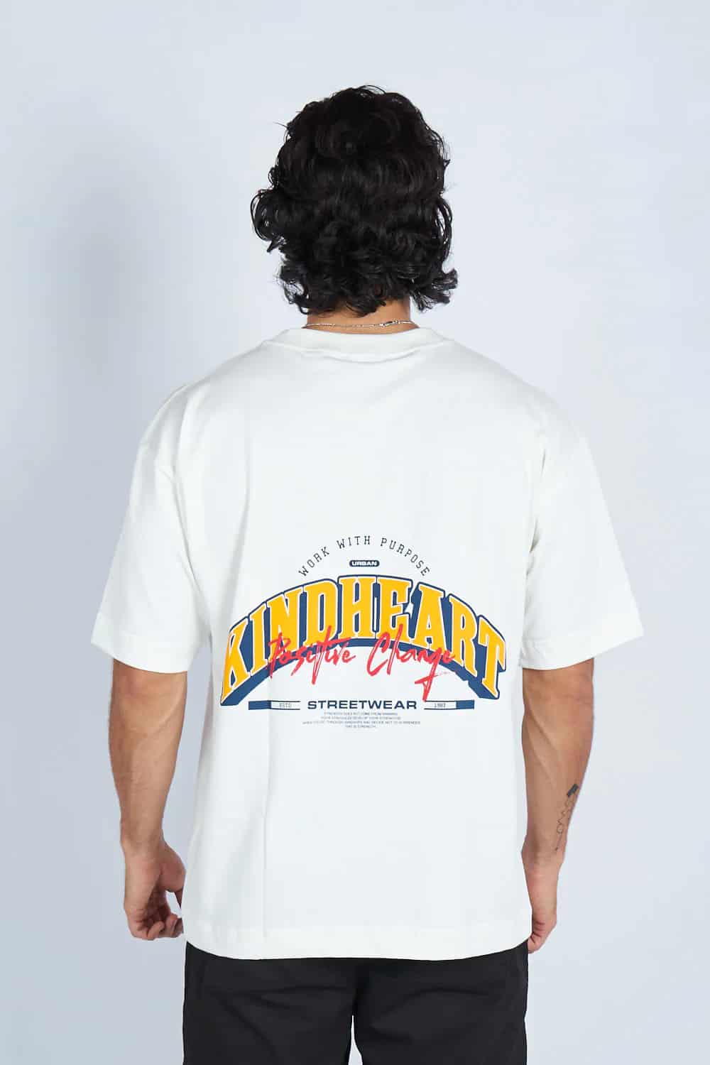Camiseta oversize KINDHEART MARFIL| DROP 03 | - miniatura 4