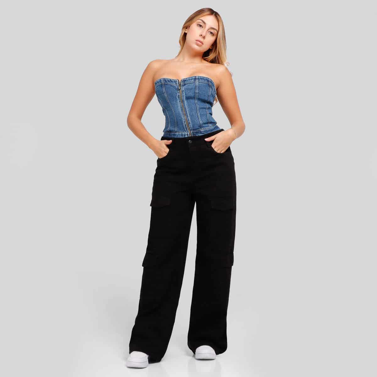 Jean Axspen Cargo Ax-2684 Negro - miniatura 1