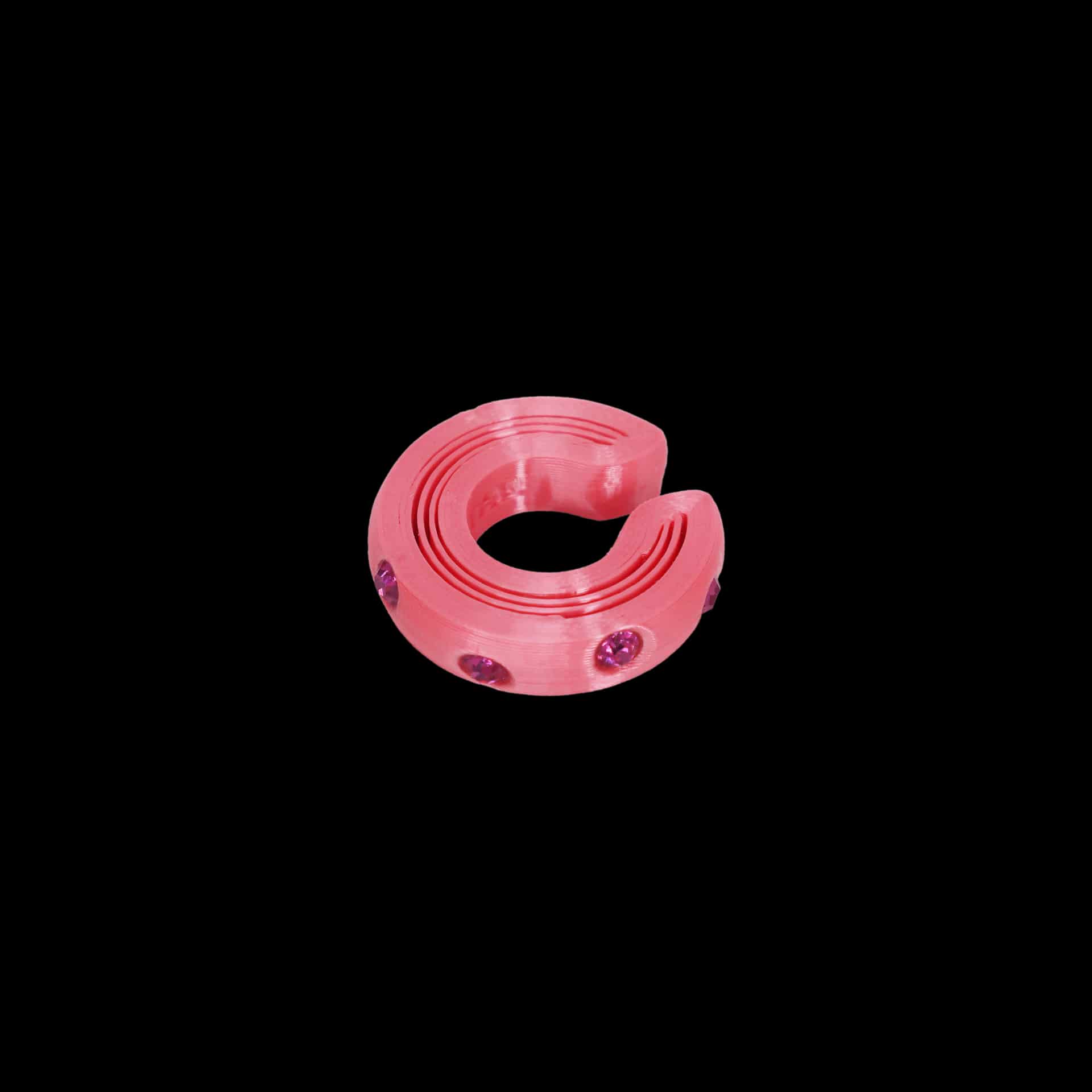 EAR CUFF GRUESO CON CRISTALES X1 - miniatura 2