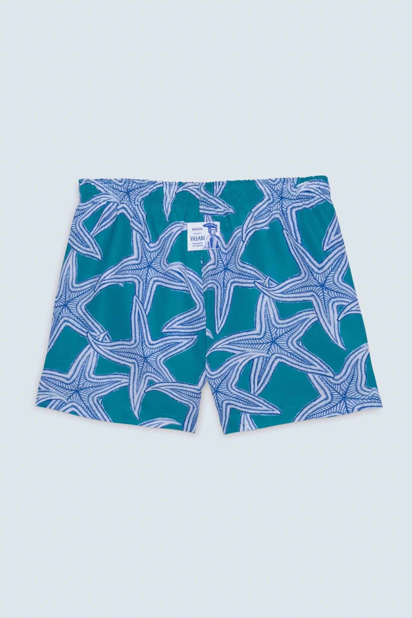 Men's star green swim trunk - miniatura 4
