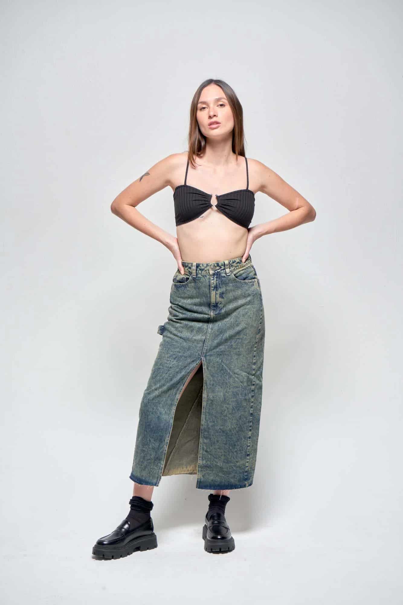 LAYLA DENIM SKIRT - miniatura 29