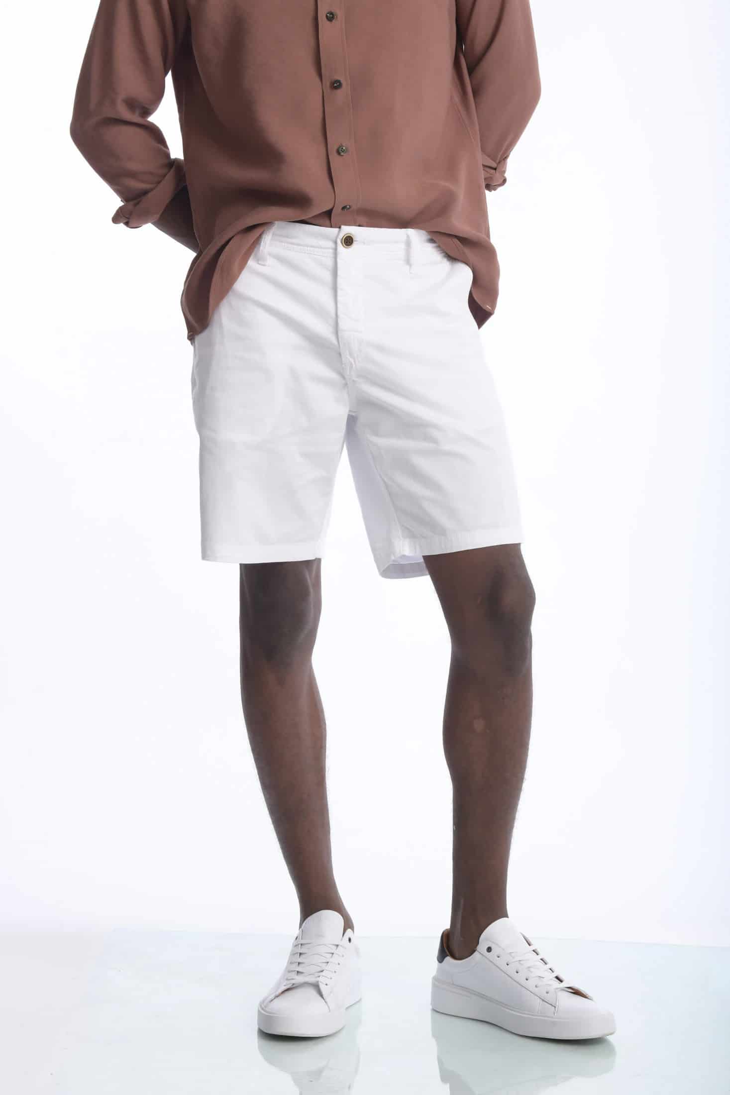 Bermuda Chino Dril Blanco - miniatura 5