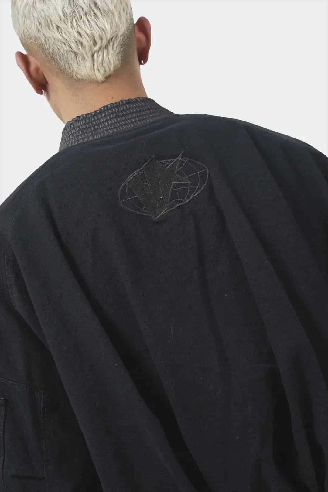 VENENO CHAQUETA DENIM CUERO BOMBER - miniatura 10