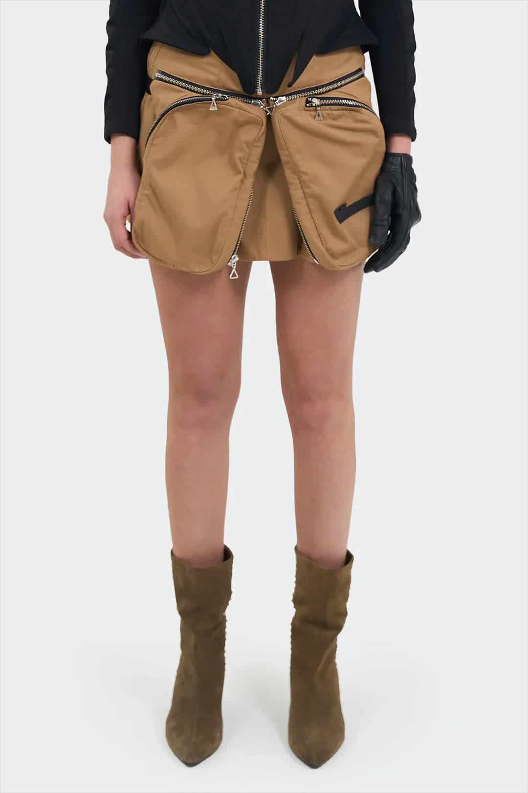 VENENO MINI FALDA ZIPPER BAG - MUJER - miniatura 2