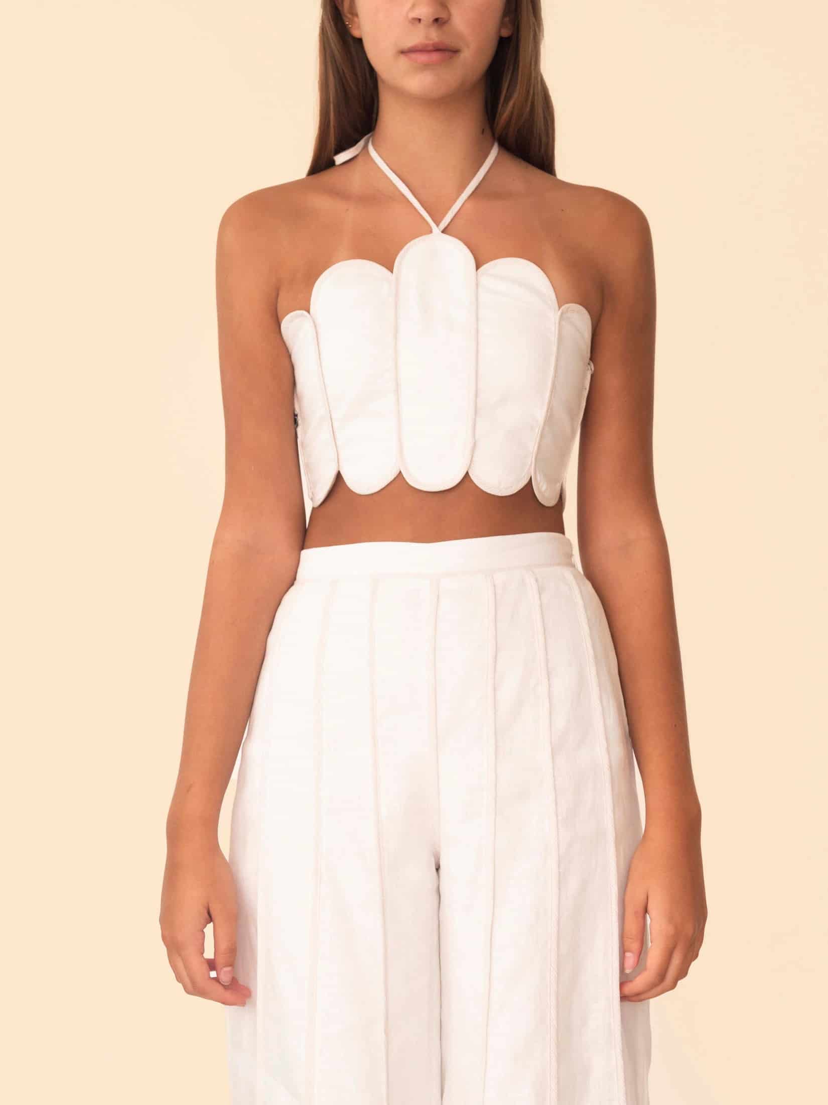 LENA TOP IVORY - miniatura 2