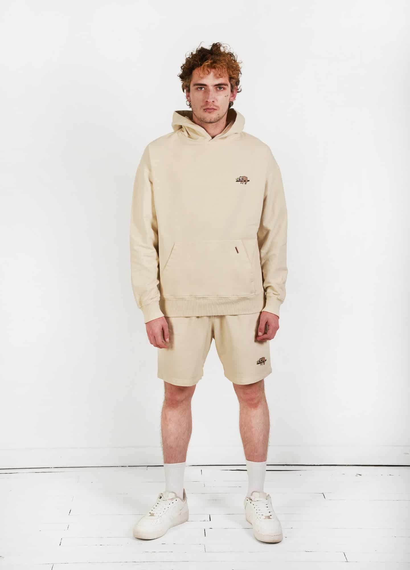 Basic Ciampino Hoodie - Crema - miniatura 6