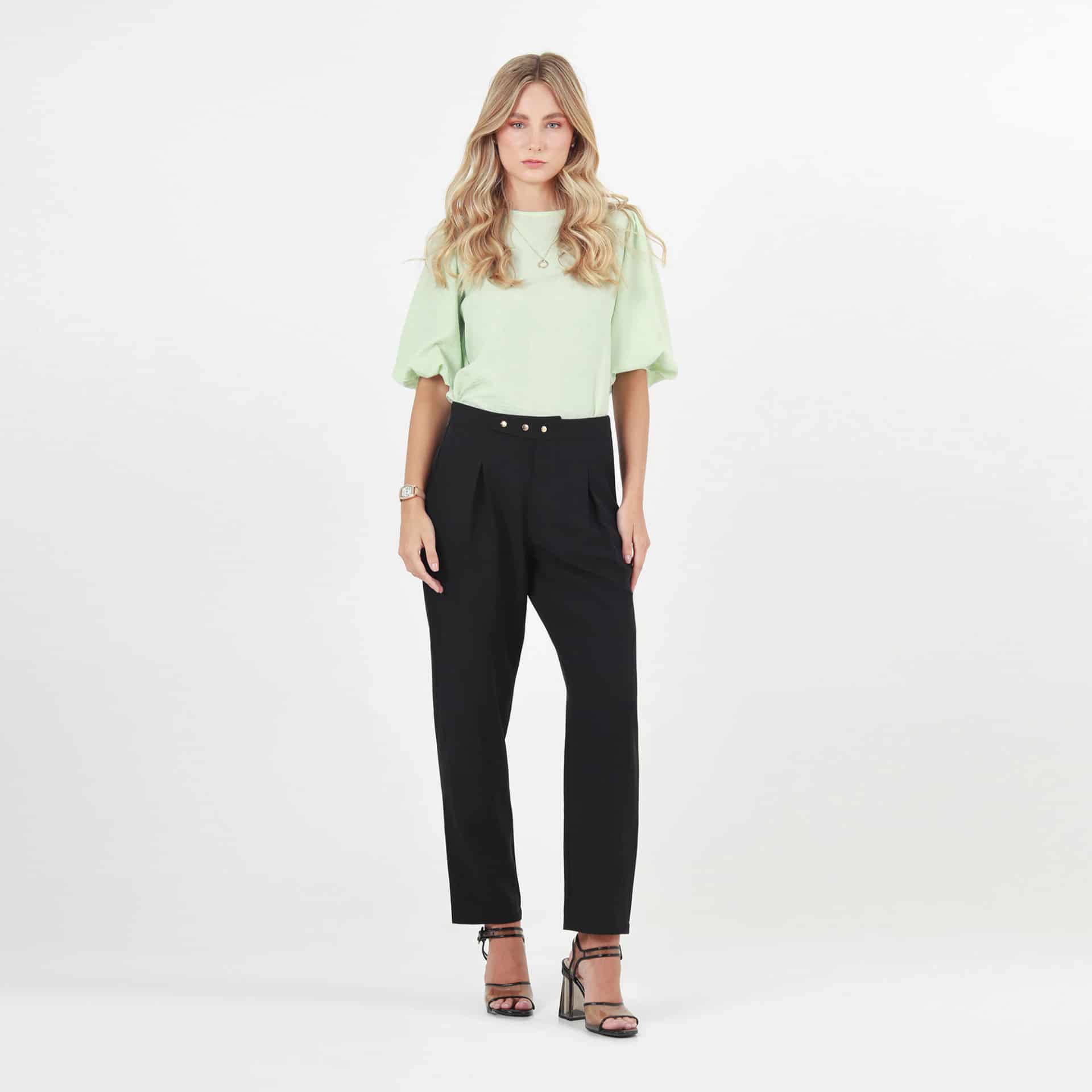 Pantalon Tiro Alto Bota Recta - miniatura 1