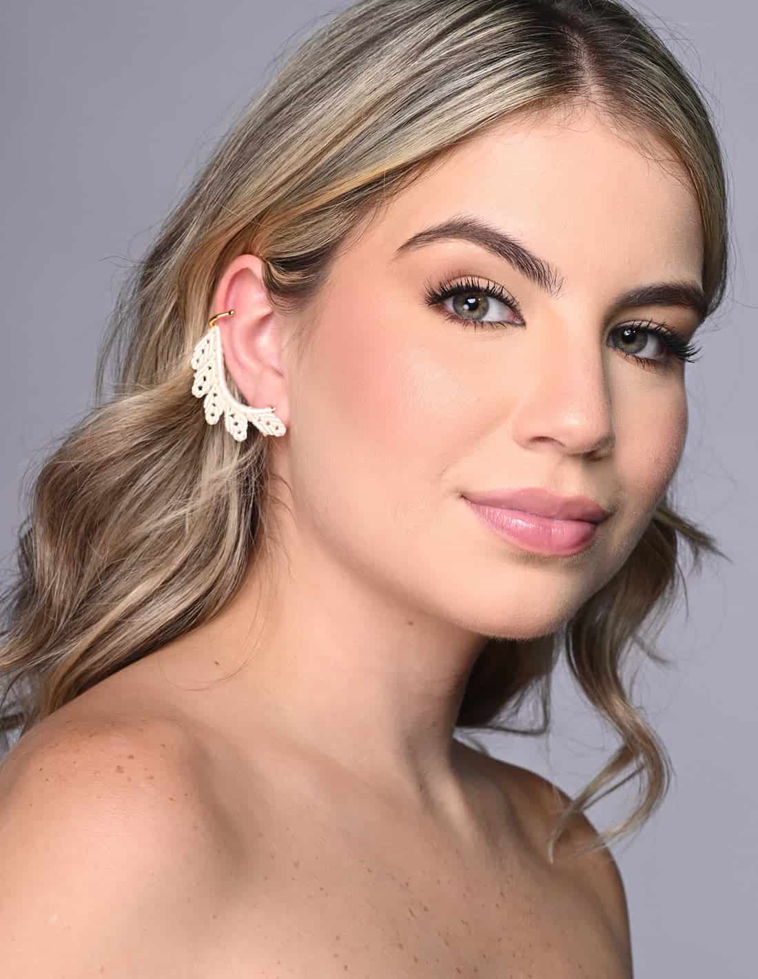 Ear Cuff Regal Marfil - miniatura 2