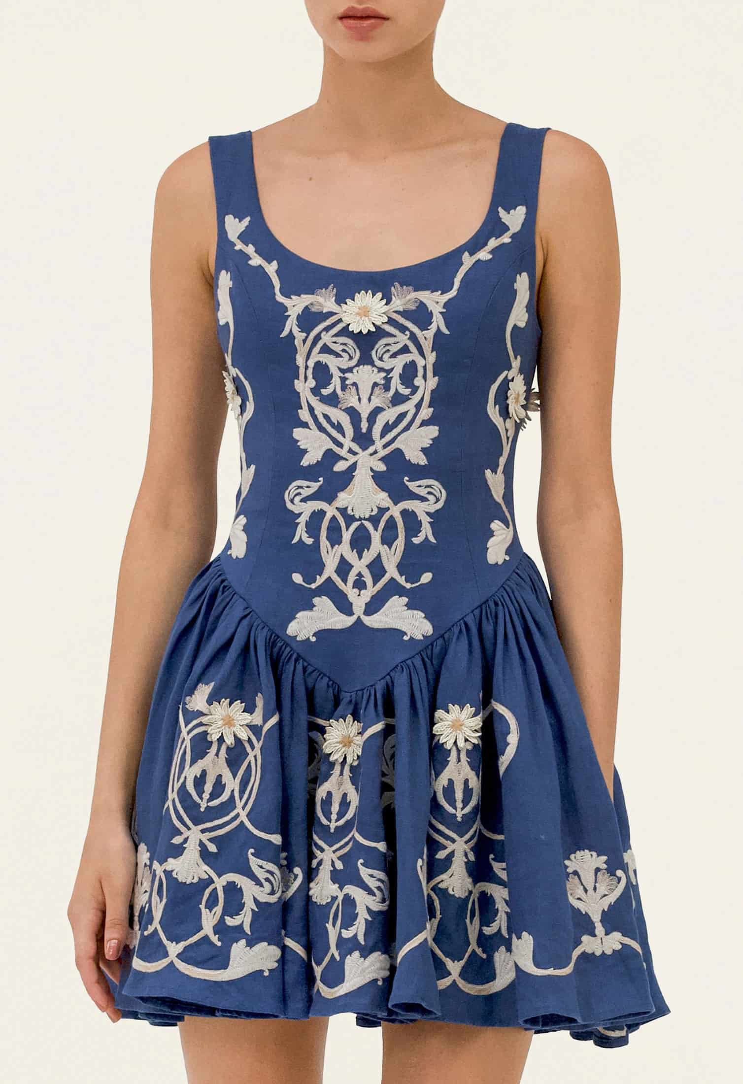 Pluma Ribbons Mini Dress - miniatura 5