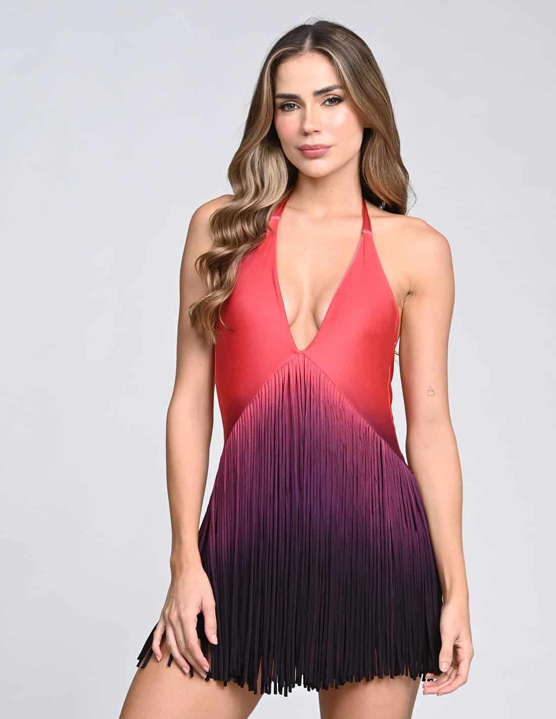 Romper Flowy Wild Wine + Deep Purple - miniatura 1