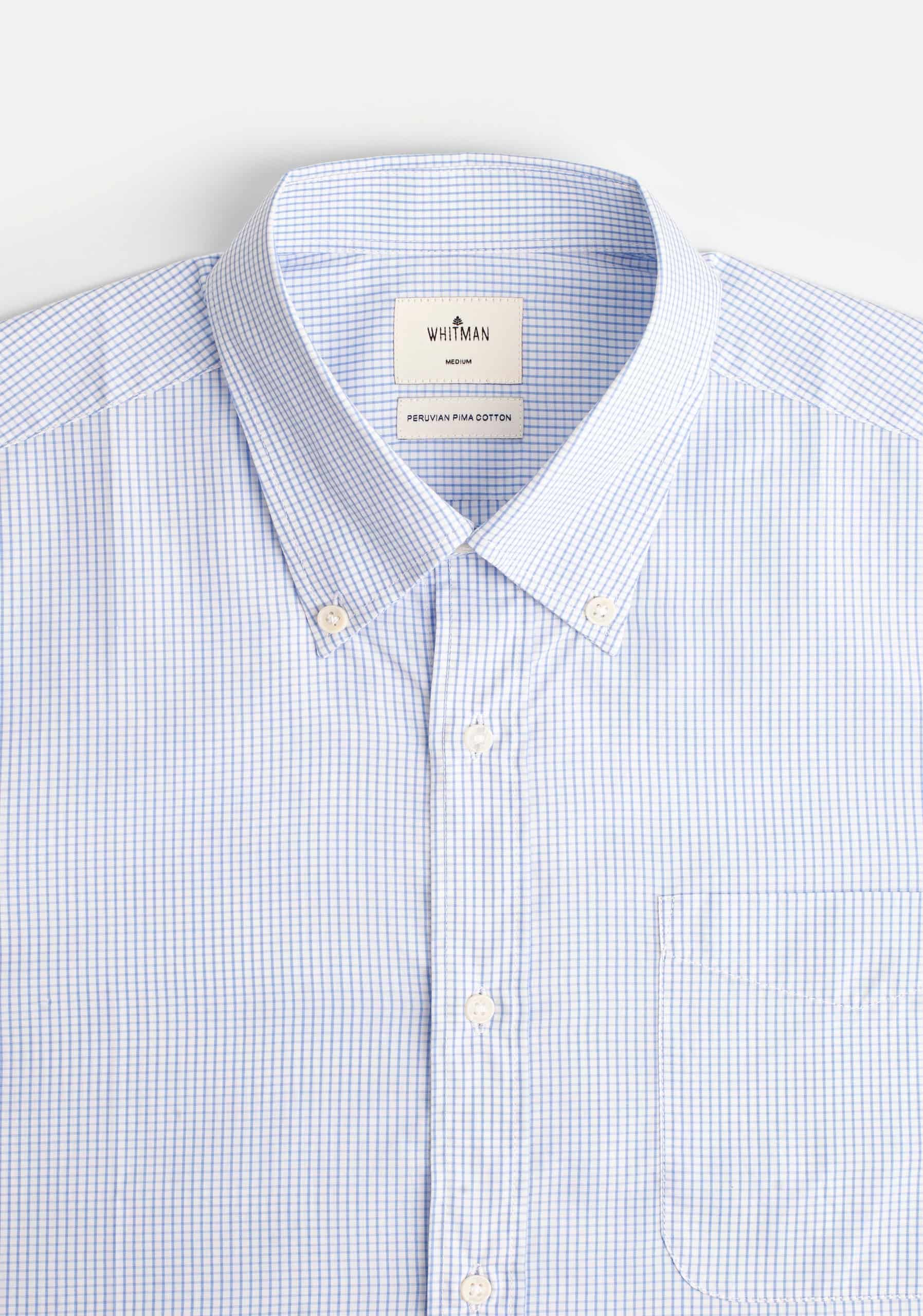 Camisa H CBD Cuadros Peq Azul Claro - miniatura 6