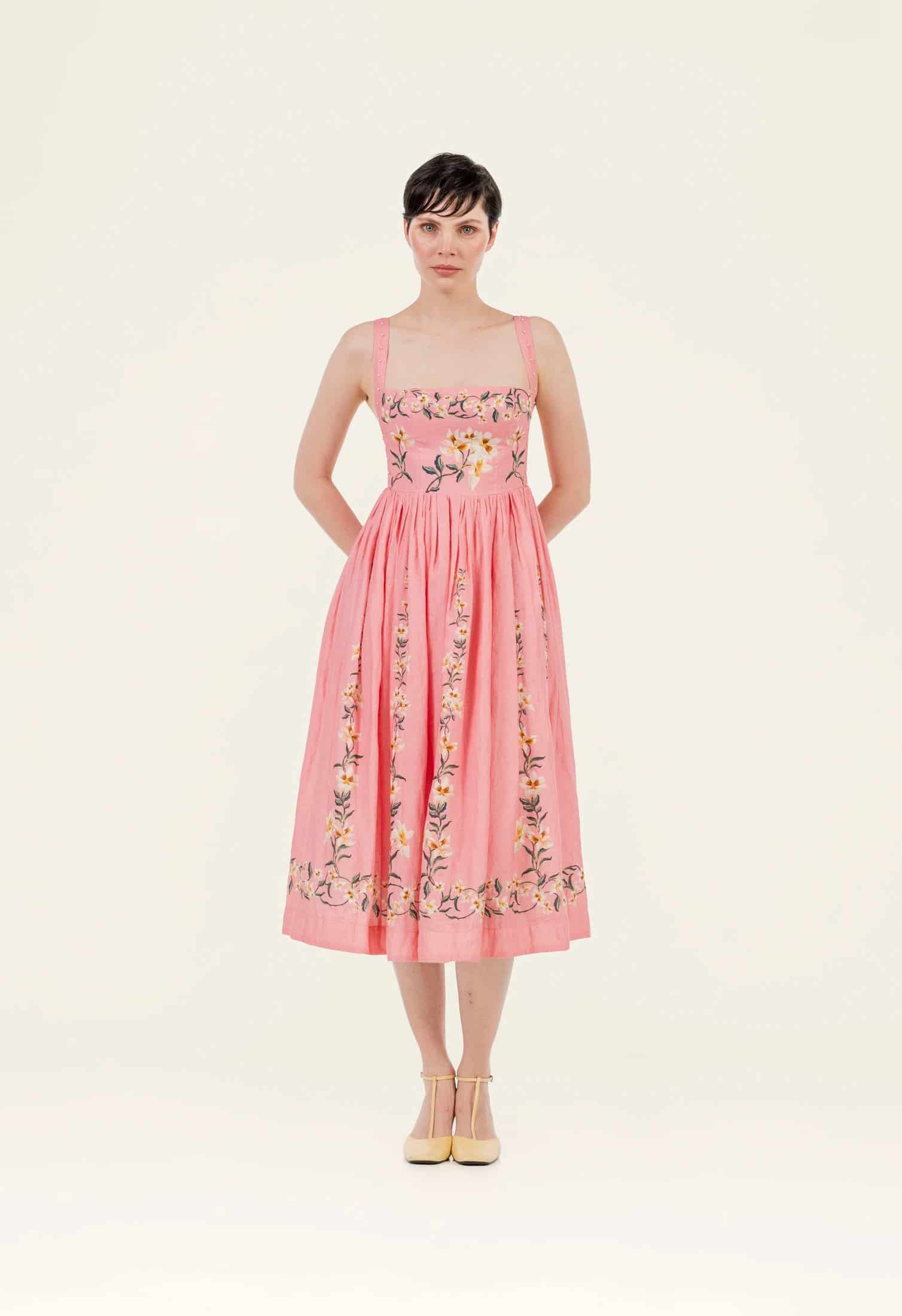 Mielero Promesa Midi Dress - miniatura 1
