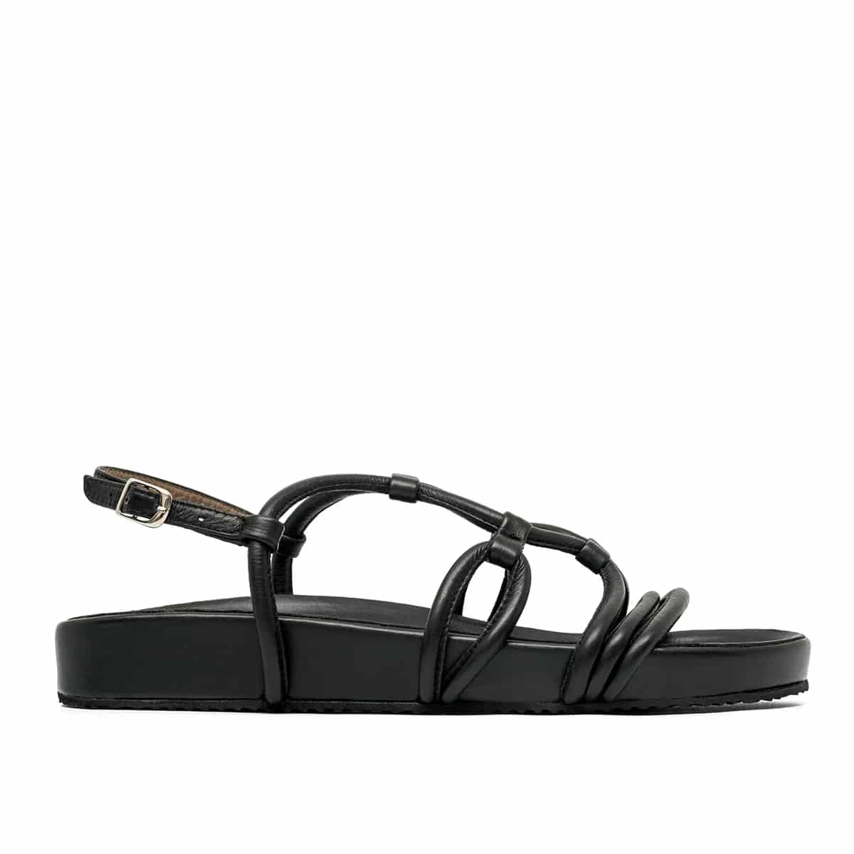 FLORA BLACK SANDALS - miniatura 2