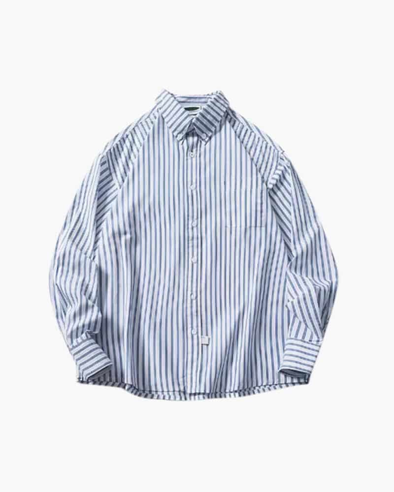 Oversized Striped Shirt - miniatura 2