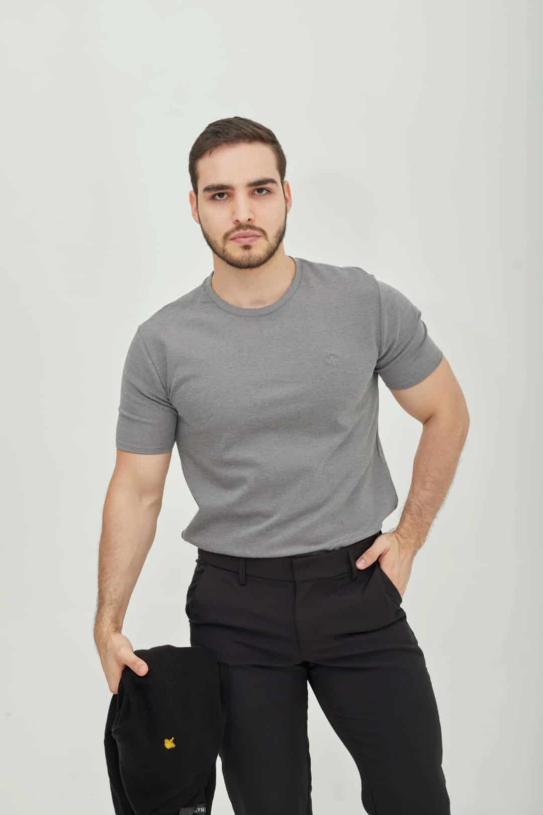 T-Shirt Gris Jaspe - miniatura 10