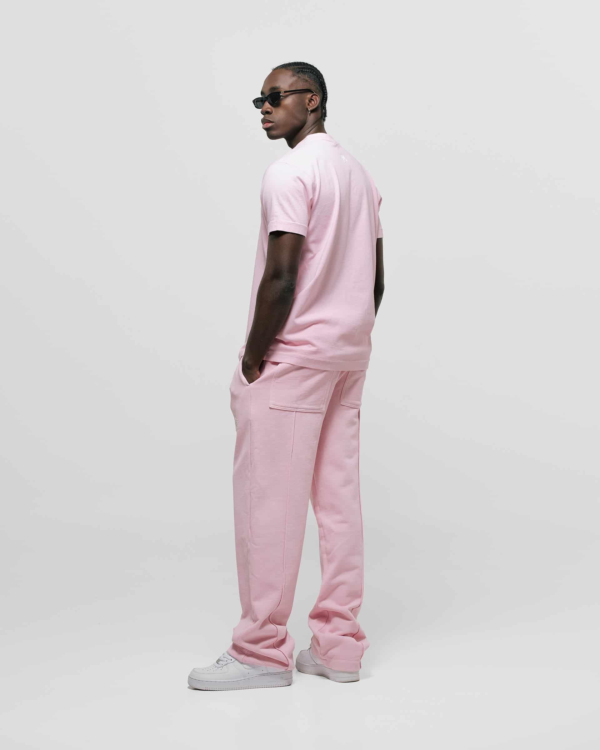 Camiseta Regular Fit Básica V3 - Rosado Pastel - miniatura 3