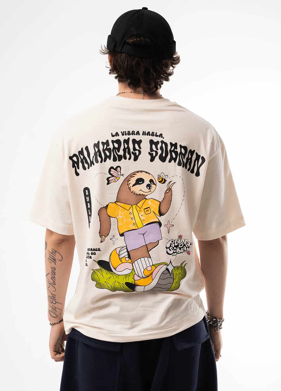Camiseta Palabras sobran 2 - miniatura 3