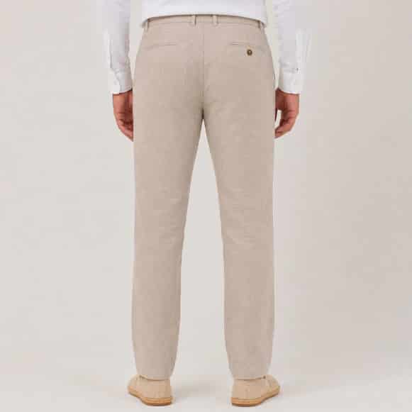 PANTALON 100% LINO HOMBRE - miniatura 5