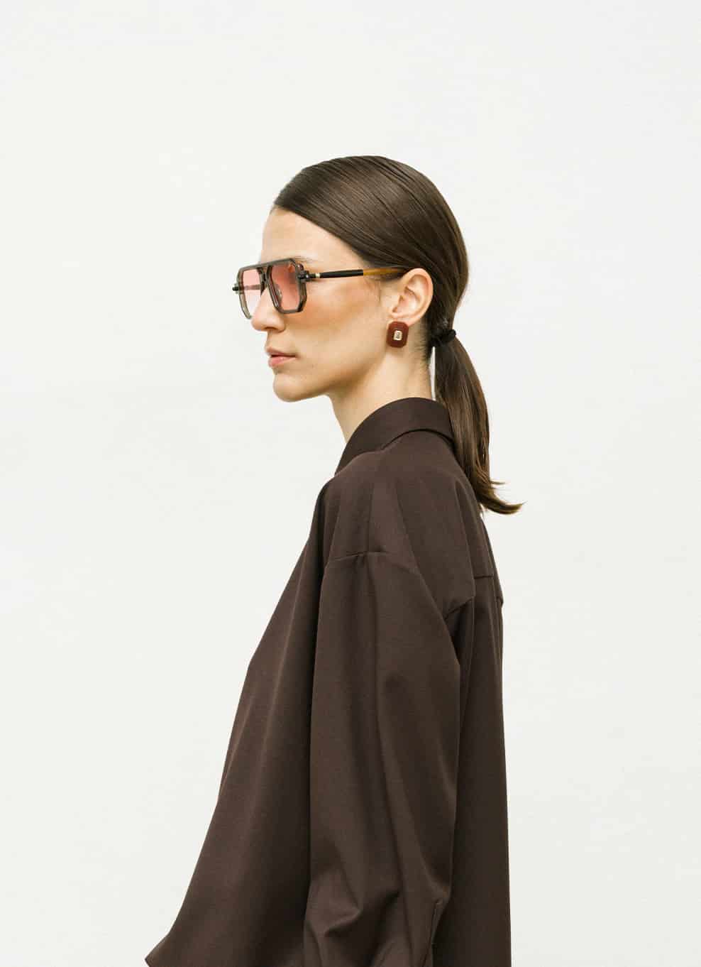 OTTAGONO S - BORDEAUX EARRINGS - miniatura 3