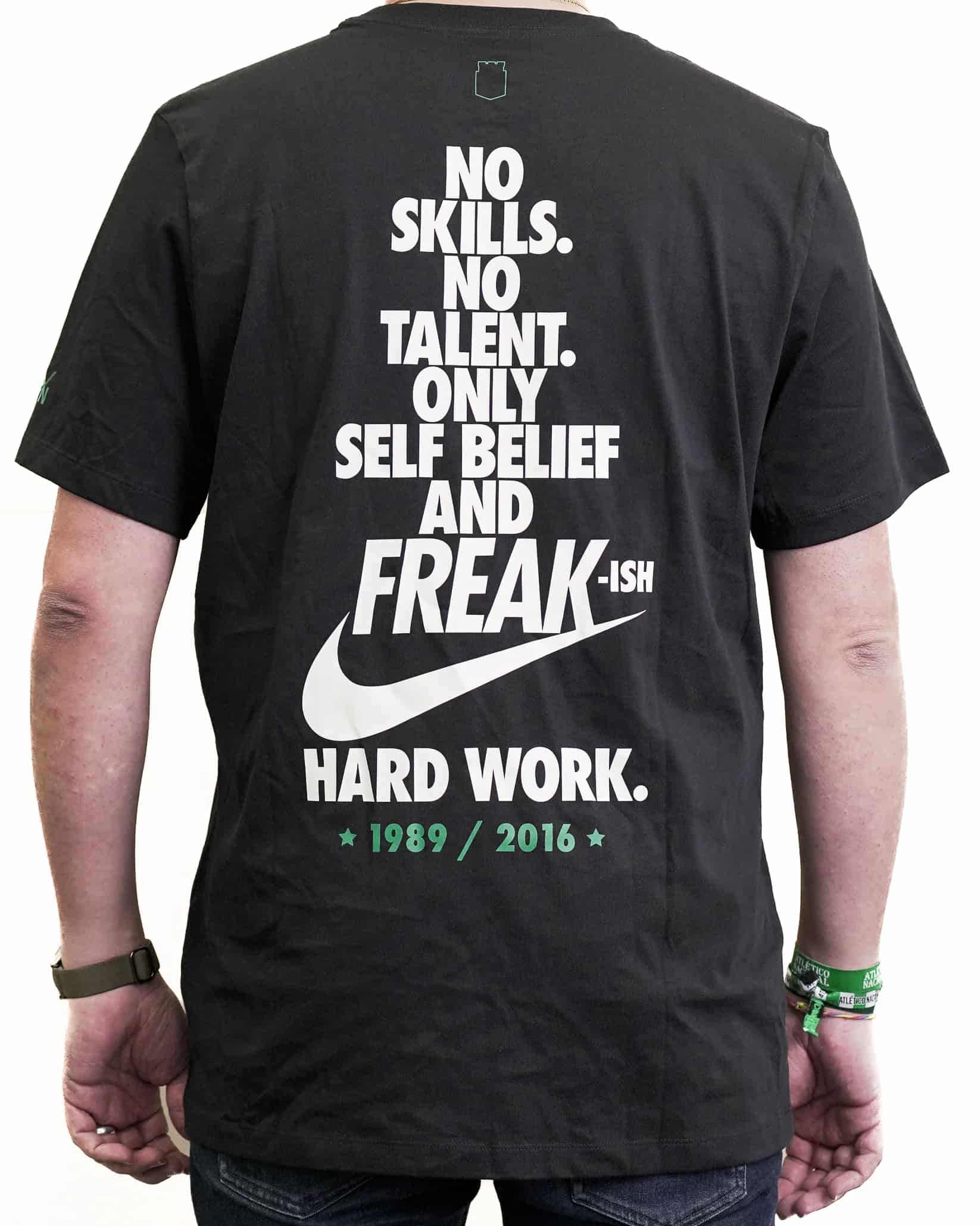 CAMISETA NEGRA HOMBRE HARD WORK NIKE - miniatura 6