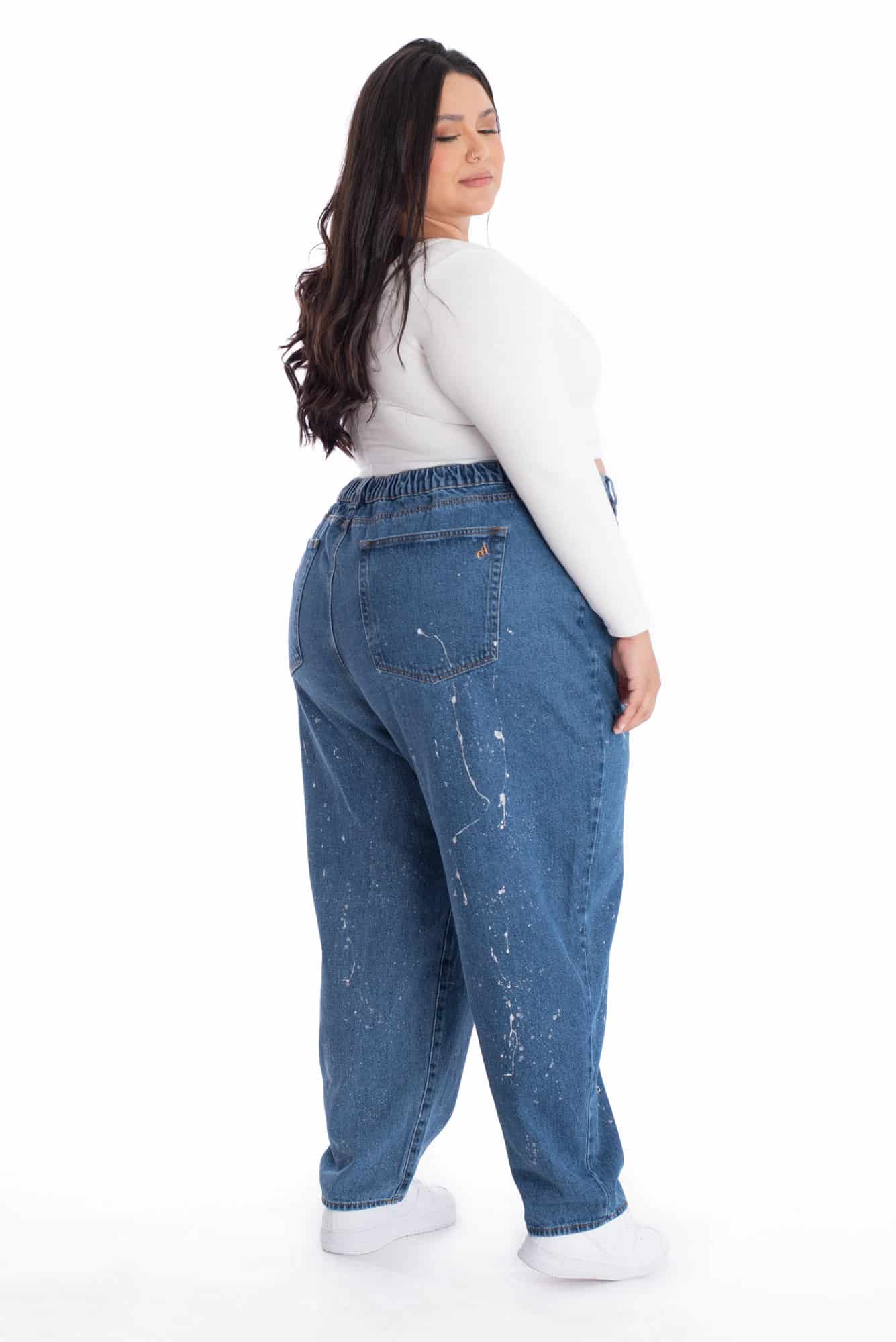 Jean Boyfriend Azul Medio Plata 377 - miniatura 21