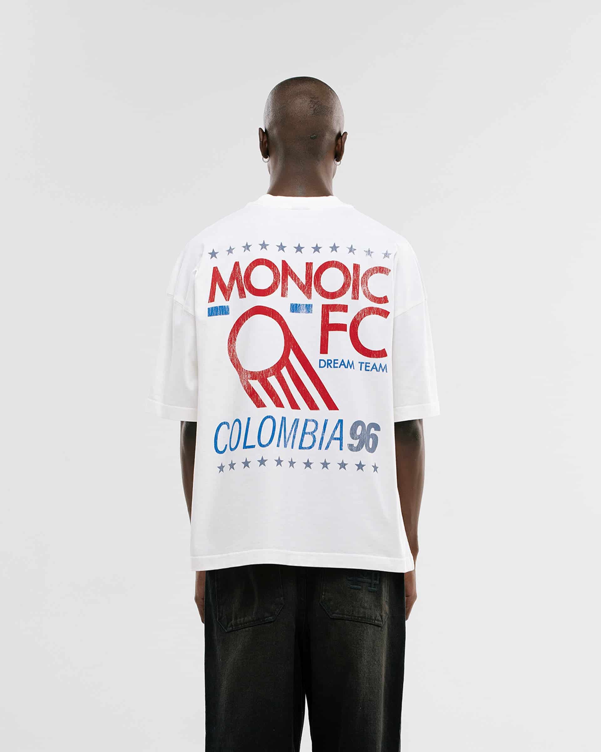 Camiseta Boxy Fit MONOIC F.C - Off White - miniatura 2