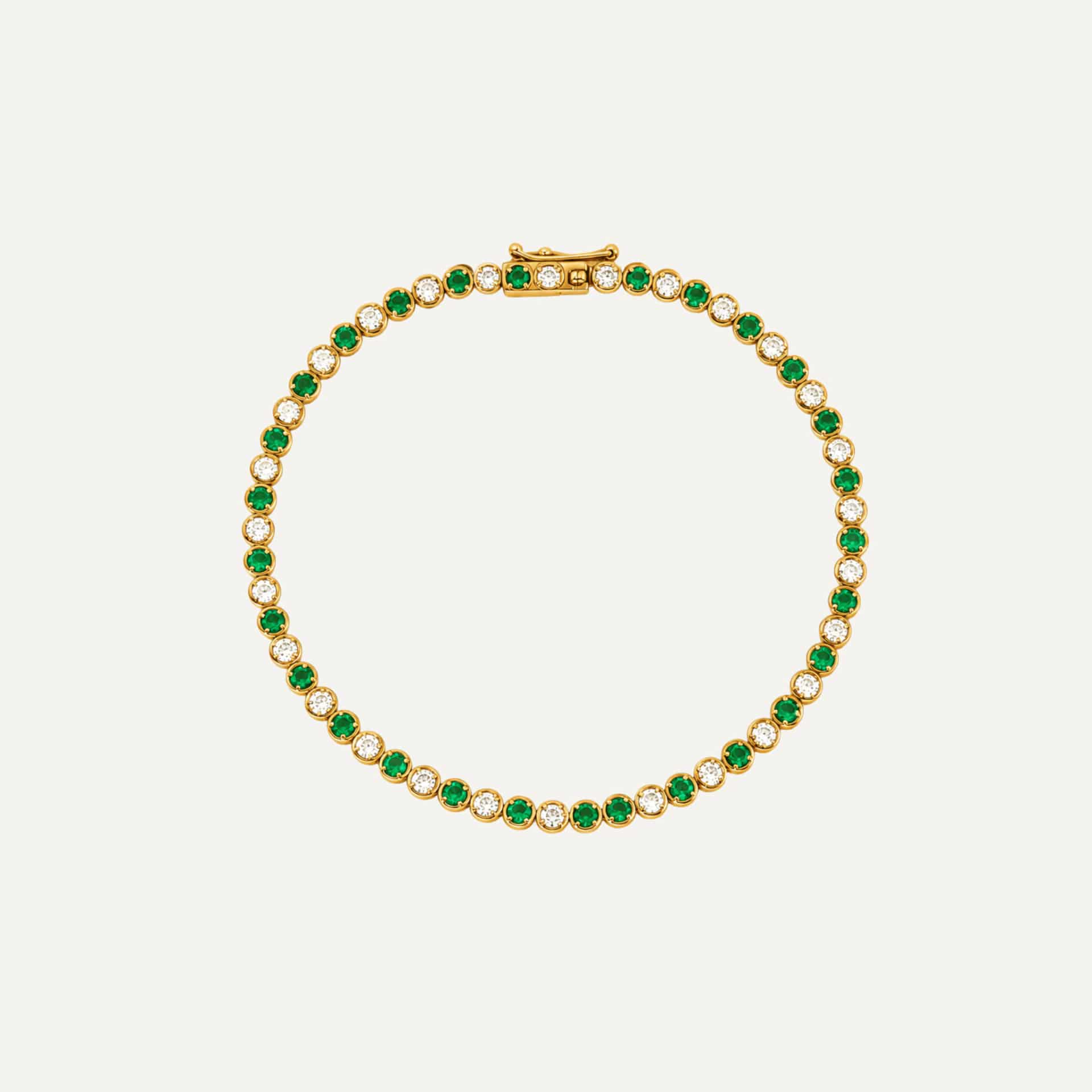 Tennis bracelet mini 1,7mm 18k - miniatura 1