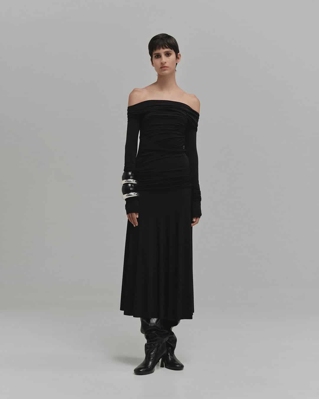 "VINCA" MIDI DRESS - miniatura 2