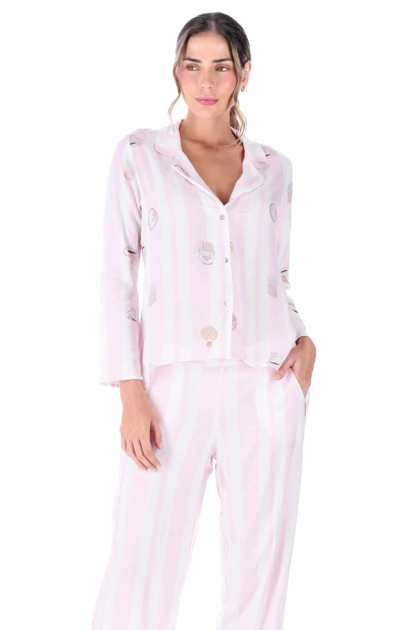 PIJAMA PANTALON ELLIPSE SOÑADORA ESTAMPADO - miniatura 1