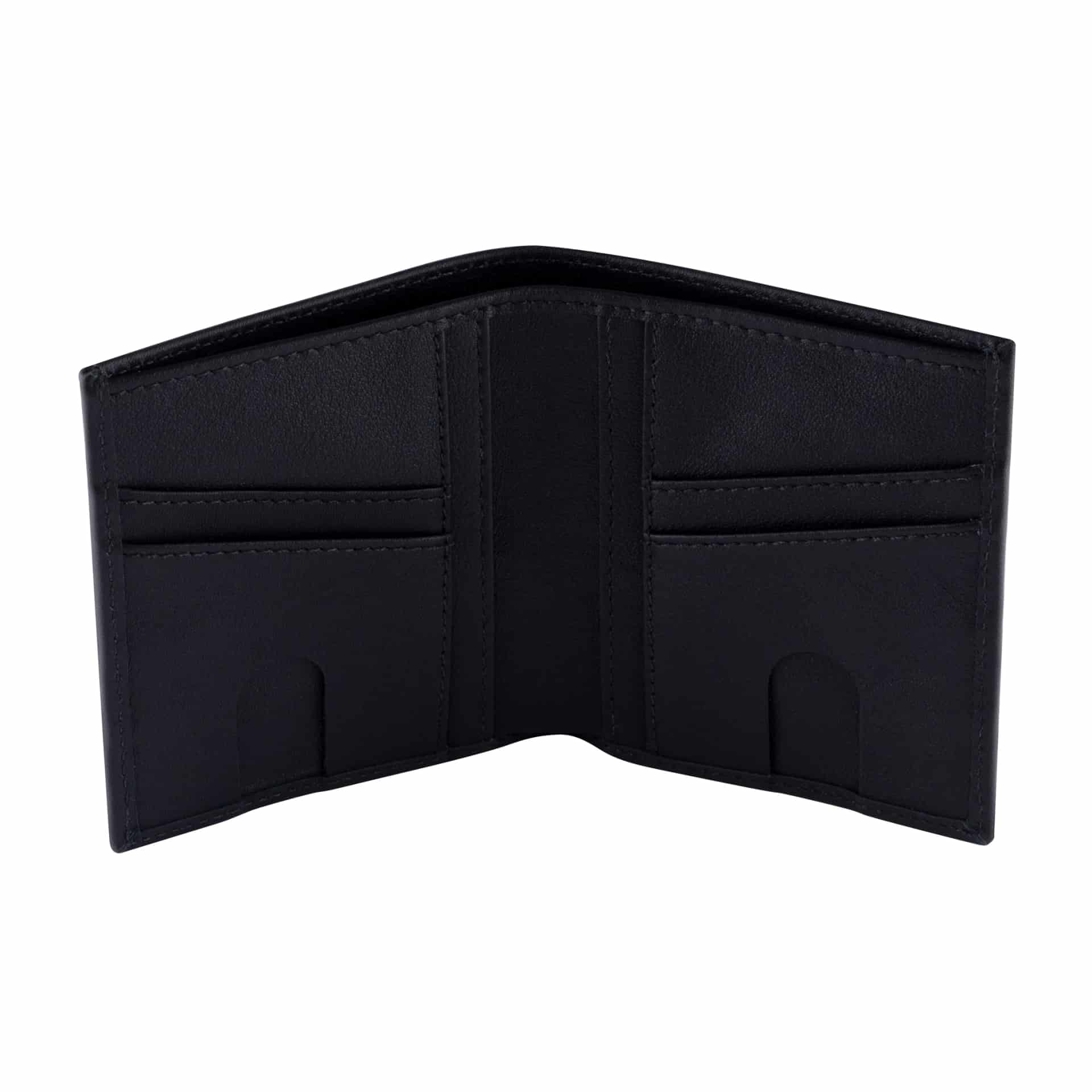 Billetera Compact de Lona (Negra) — Con Grabado de Iniciales - miniatura 5