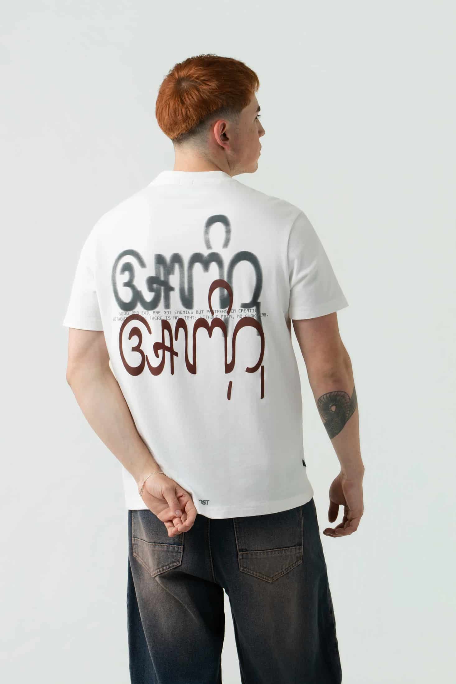 CAMISETA MANGA LARGA COLOR IVORY - miniatura 3