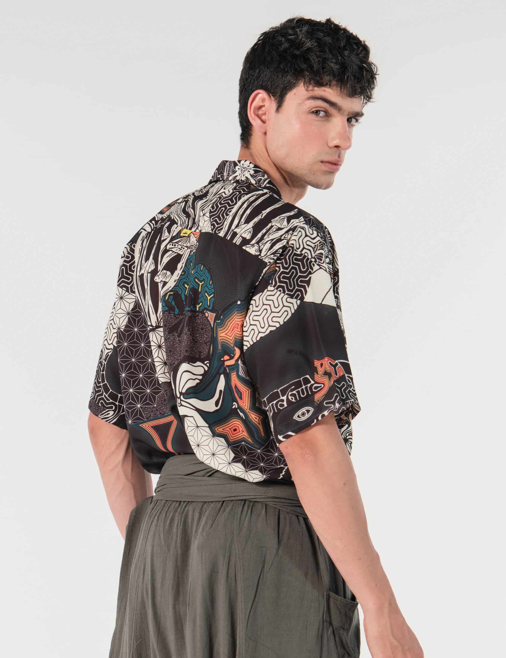 Camisa Regular Fit Amapola Multicolor - miniatura 2