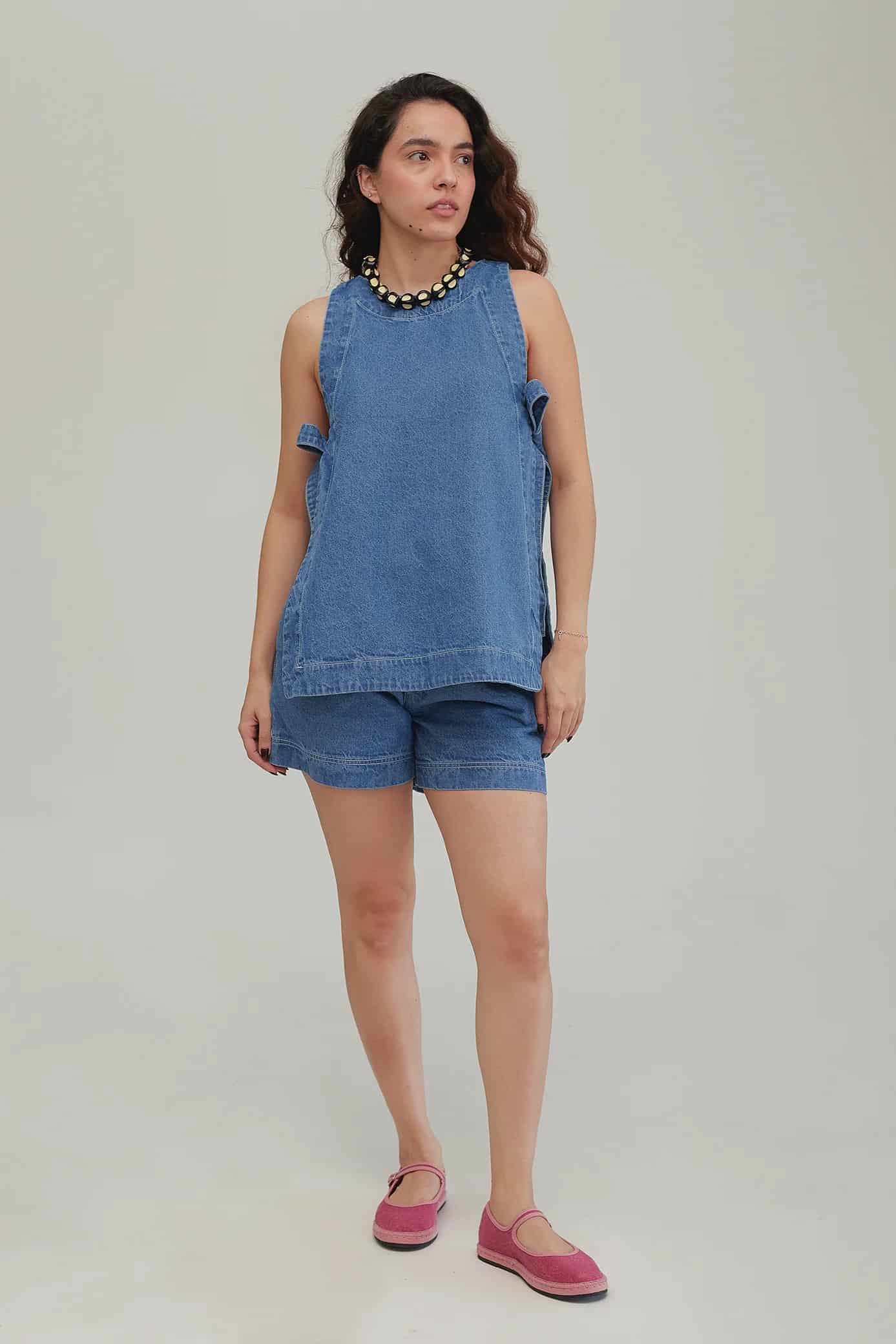 Top Hermandad Denim - miniatura 8