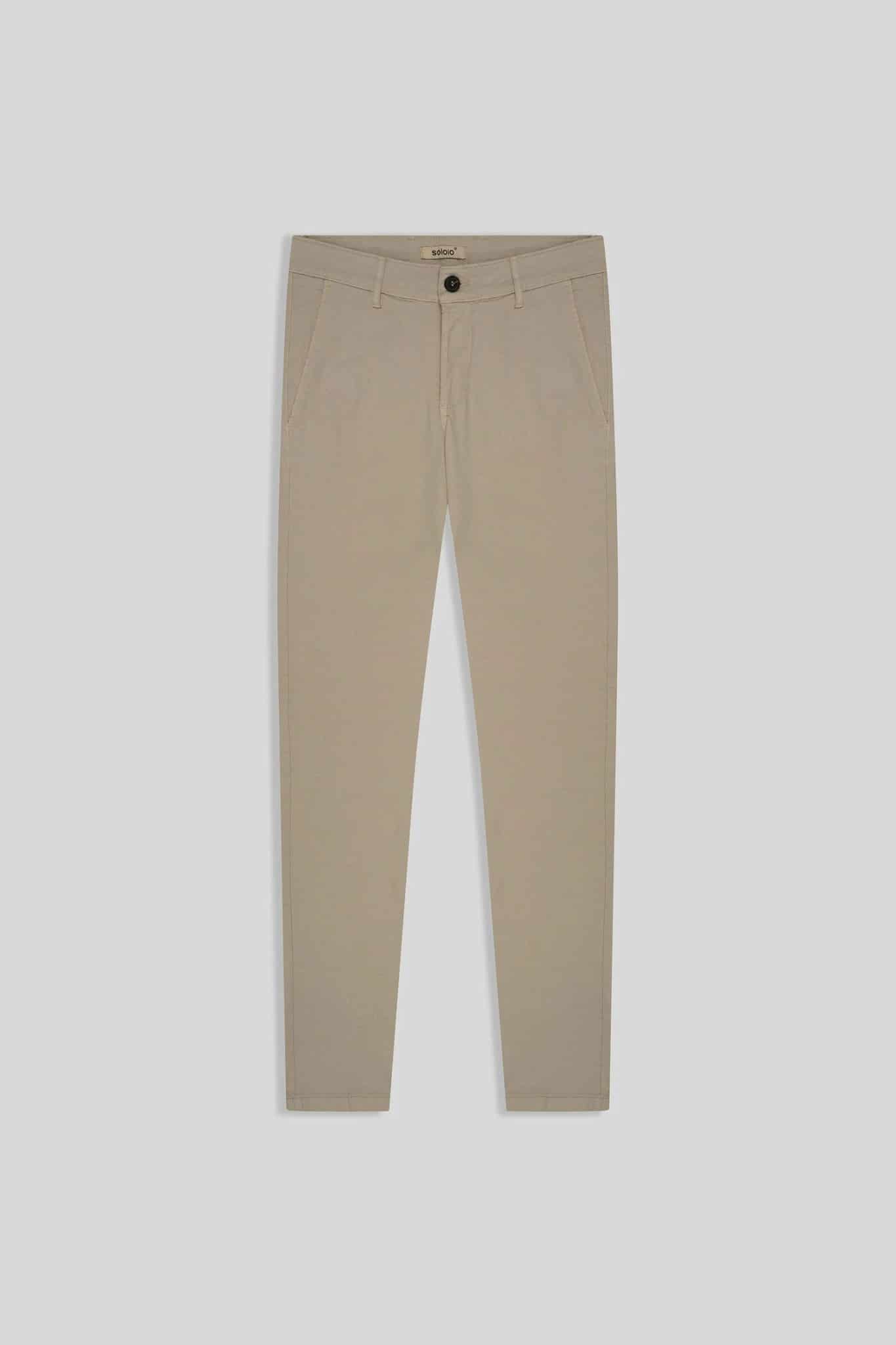 Men's cotton pants beige new siena - miniatura 1
