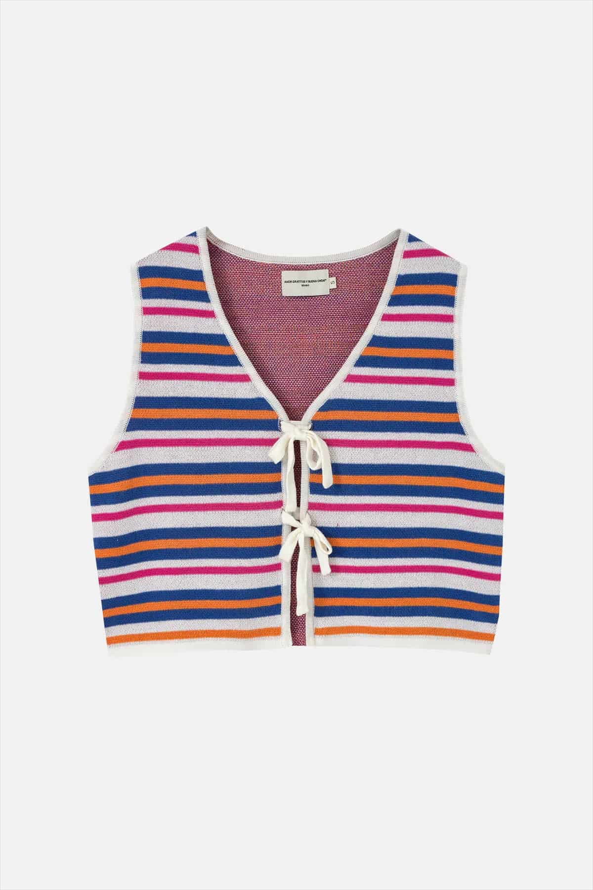 TROPICAL STRIPE TOP - miniatura 2