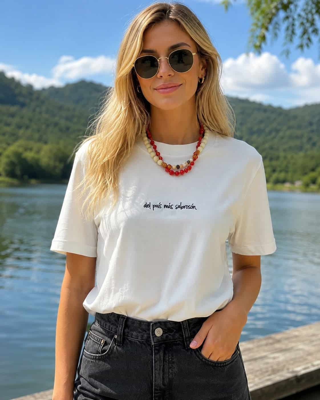Camisa Del Pais Mas Sabroson Blanca - miniatura 1