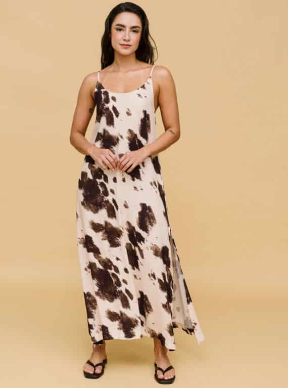 VESTIDO PRINT VACA - miniatura 1