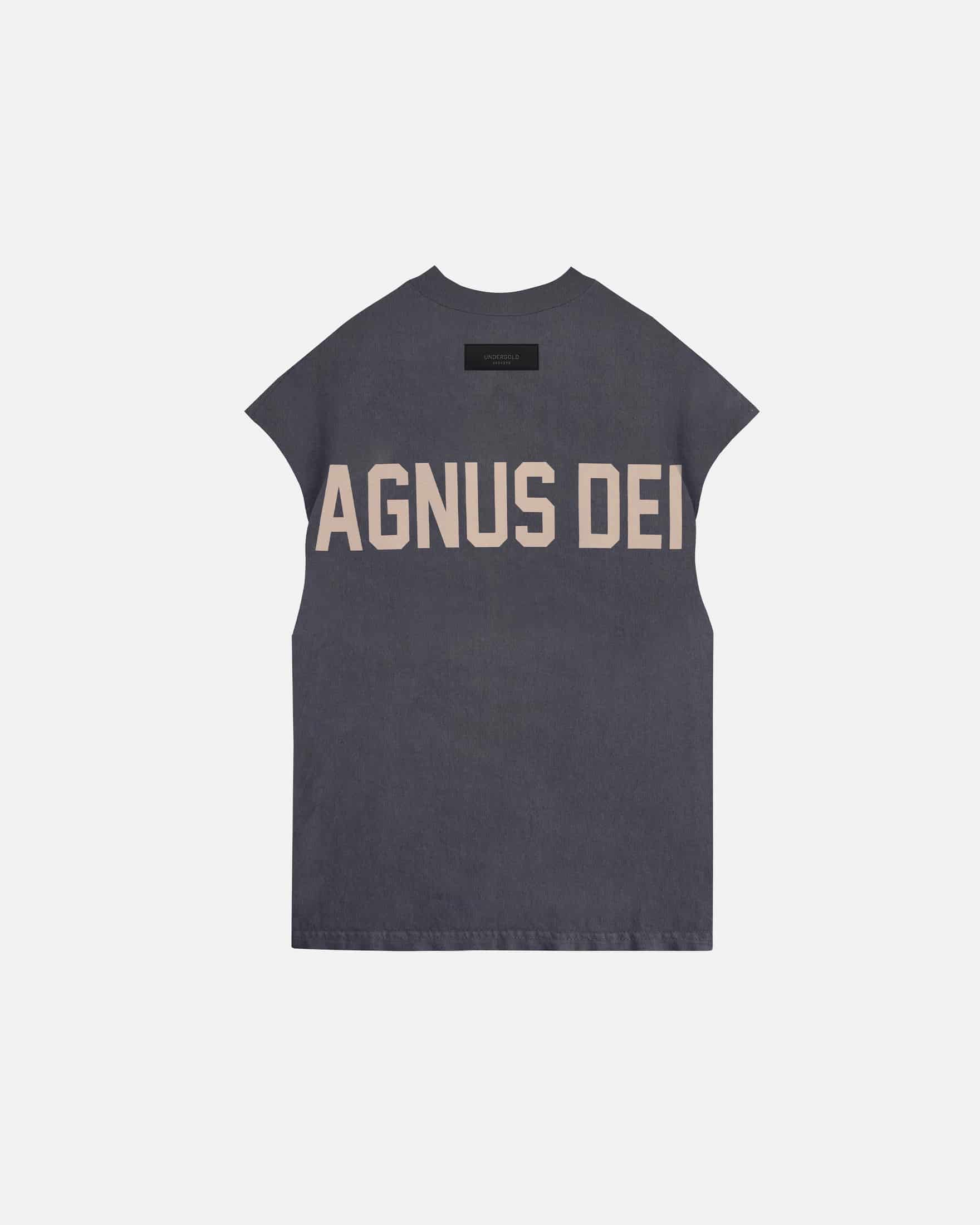 Agnus Dei UNDRGLD Sleeveless Tshirt Vintage Gray - miniatura 3