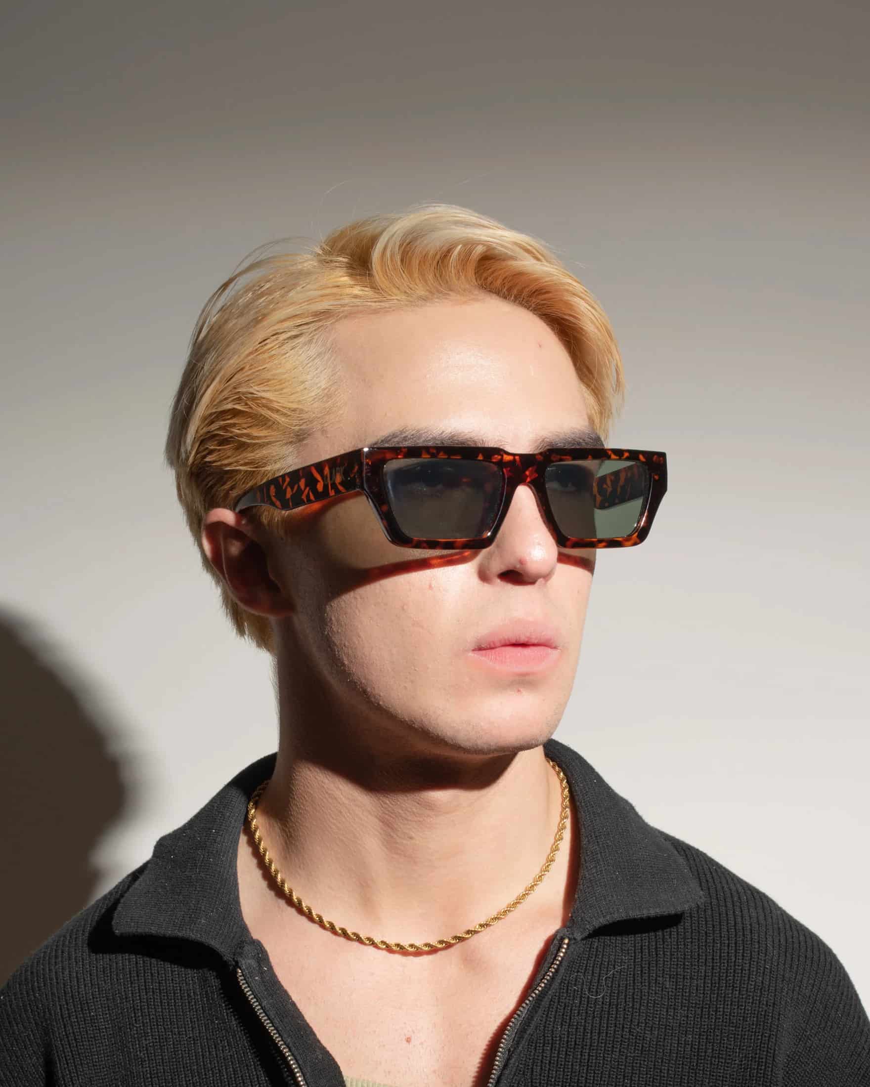 LOUIS SUNGLASSES - CAREY/GREEN - miniatura 4