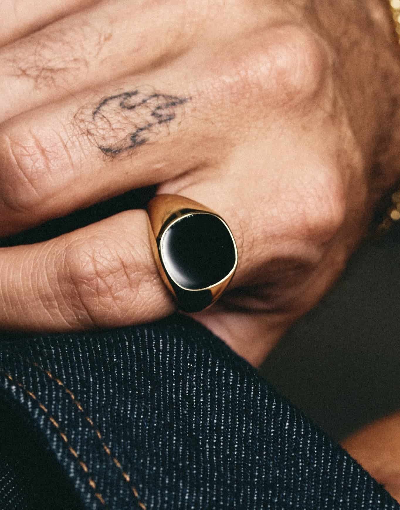 Anillo Nero Dorado - miniatura 2
