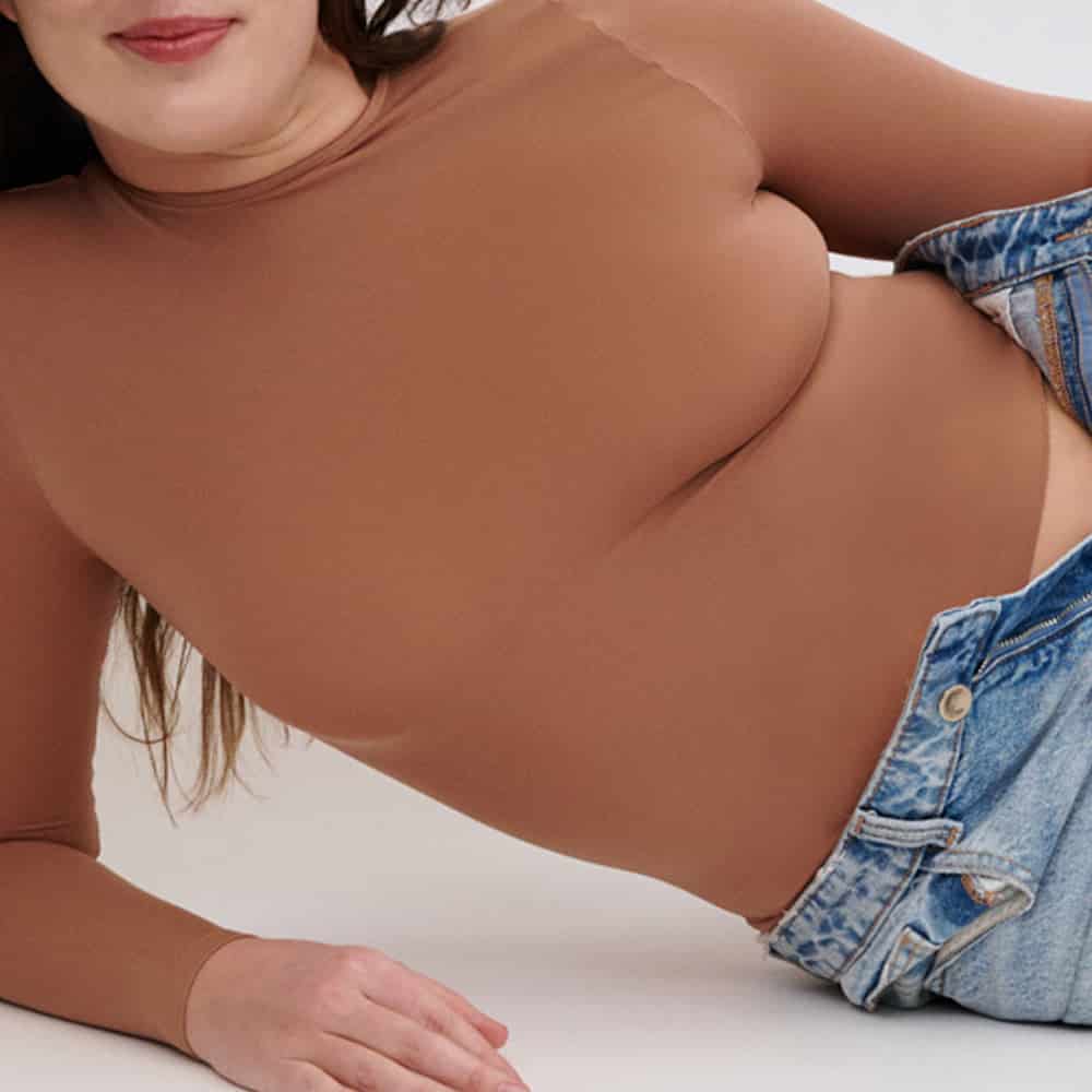 Camiseta para mujer manga larga cuello alto | Lunia - miniatura 5