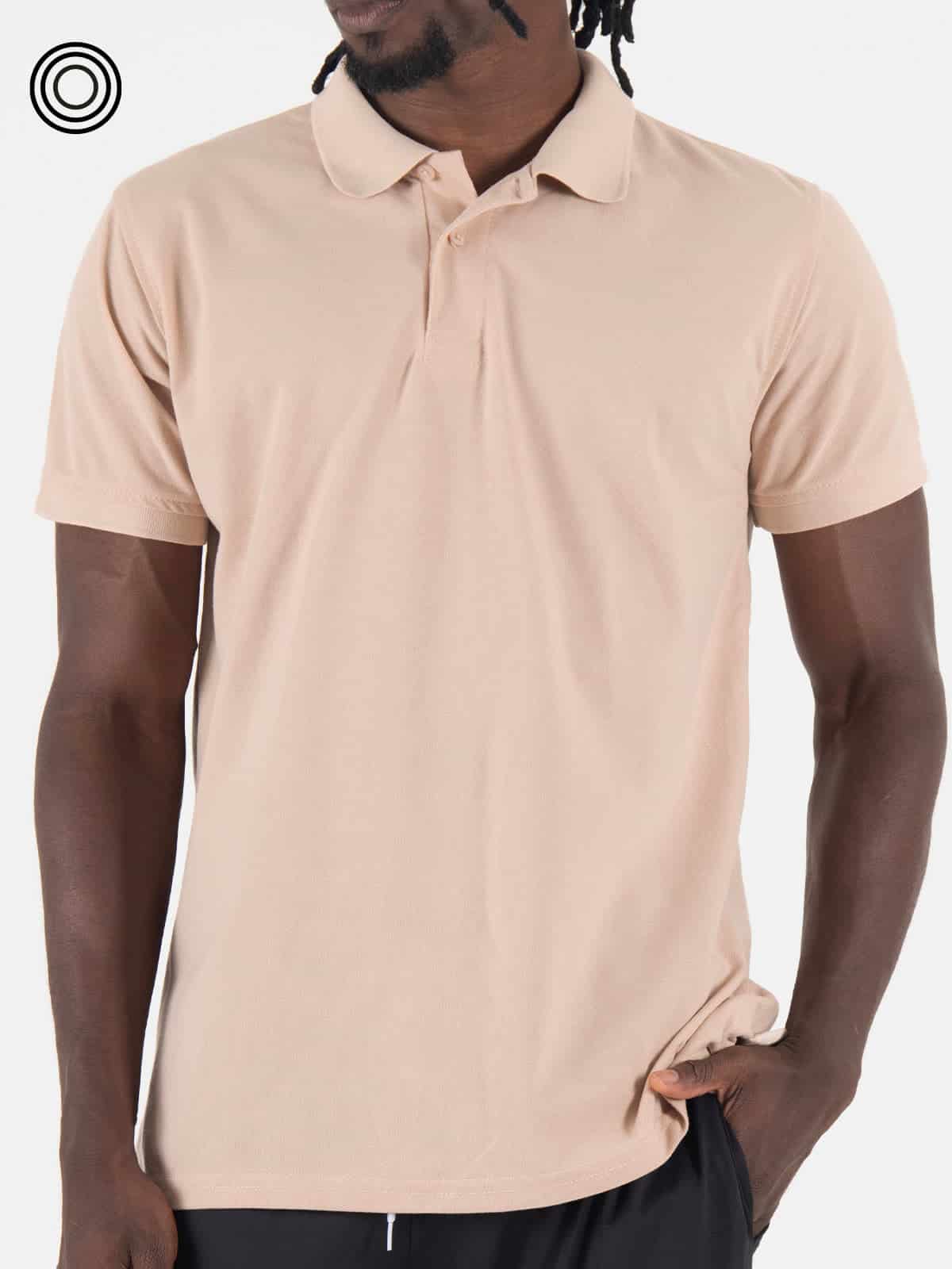 Polo camiseta beige - miniatura 4