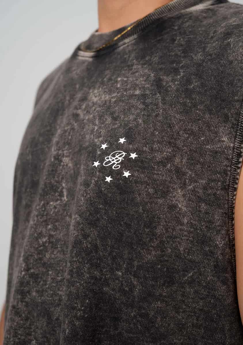 Still Hungry Washed Gray Tank Top - miniatura 9