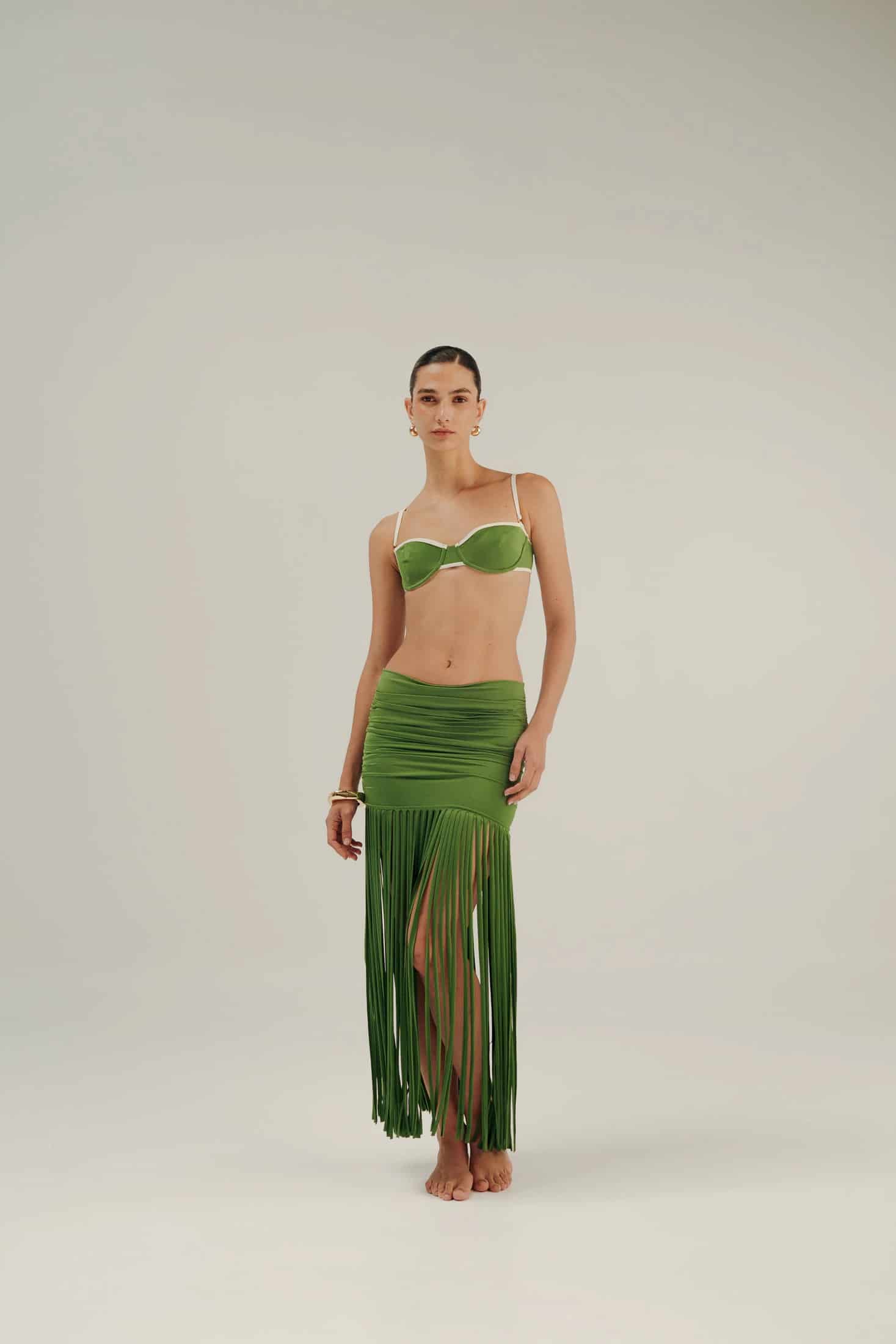 PICOS DE LA SIERRA BIKINI TOP - ALGAE GREEN - miniatura 3